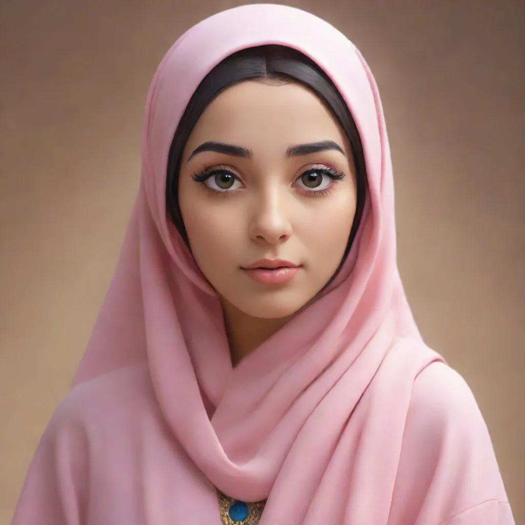 artstation art hjabi girl confident engaging wow 3