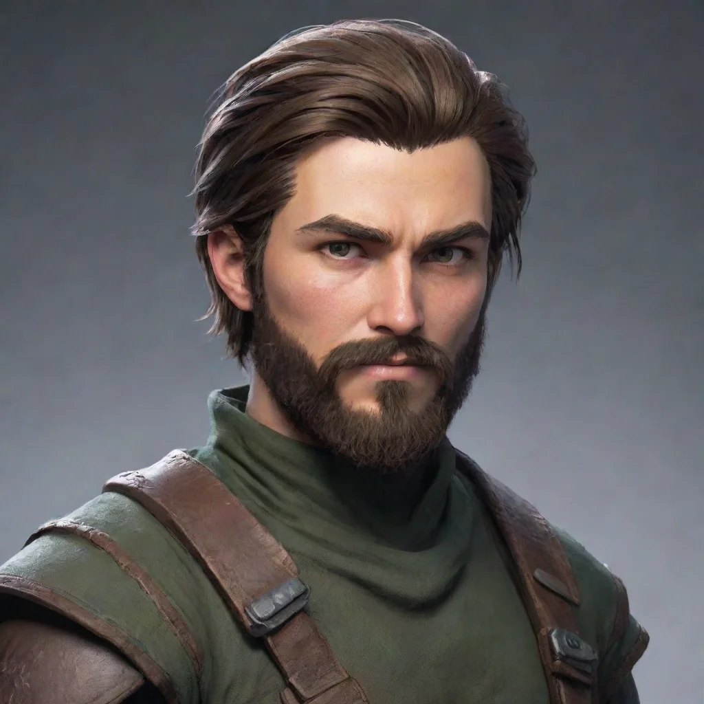 artstation art human rogue short hair beard confident engaging wow 3