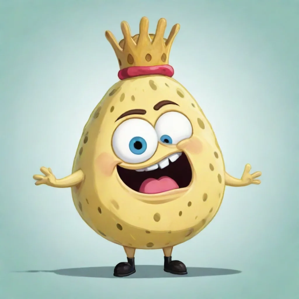 aiartstation art illustration mrs. puff from spongebob squarepants tv show confident engaging wow 3