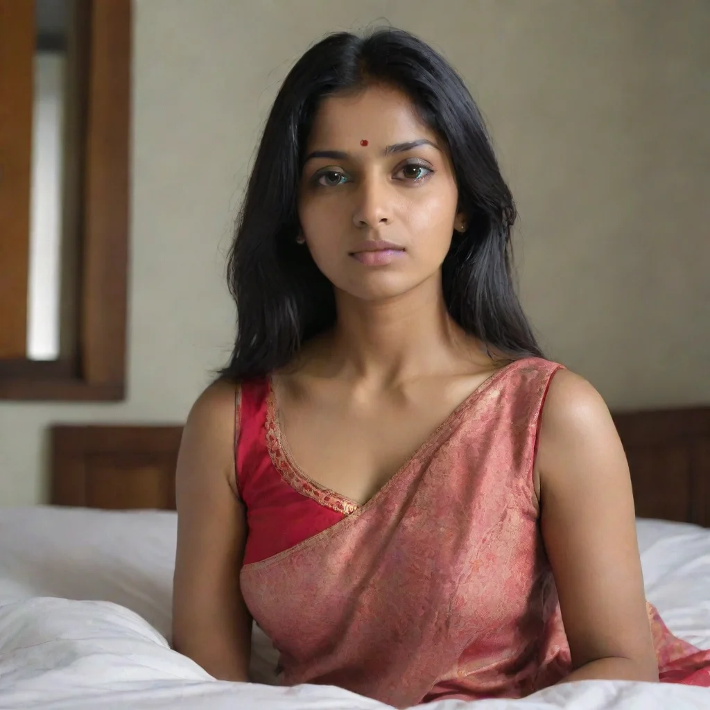 artstation art image of indian female in bedroom confident engaging wow 3