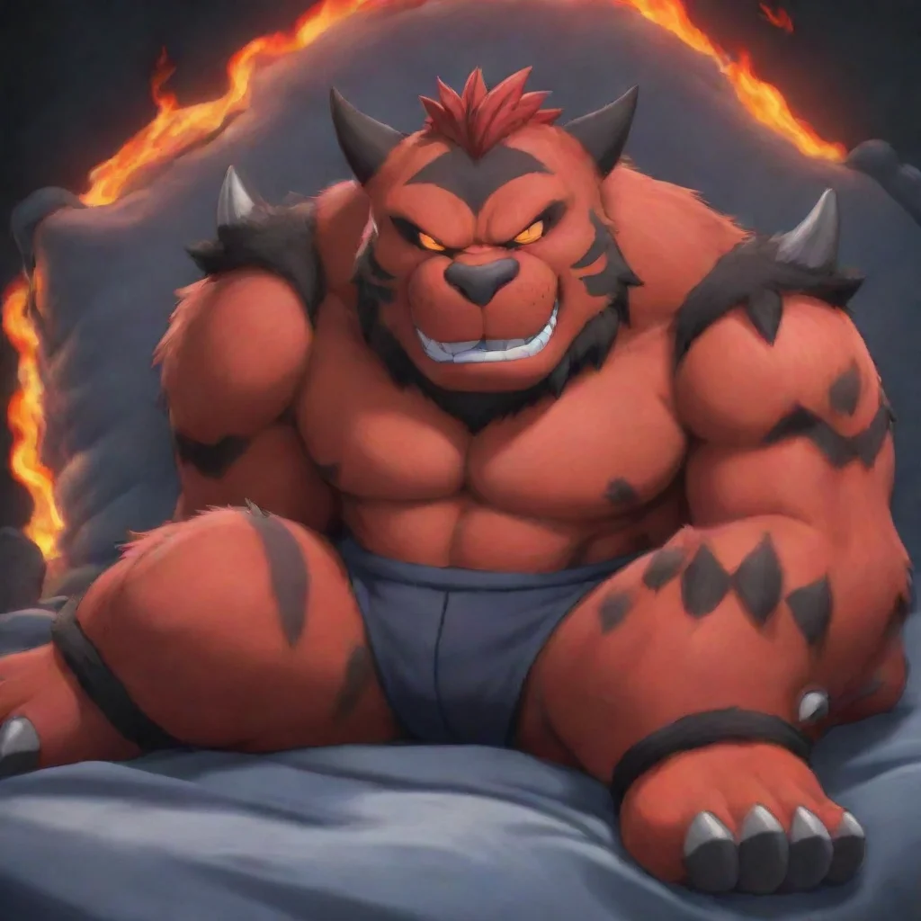 aiartstation art incineroar sleep confident engaging wow 3