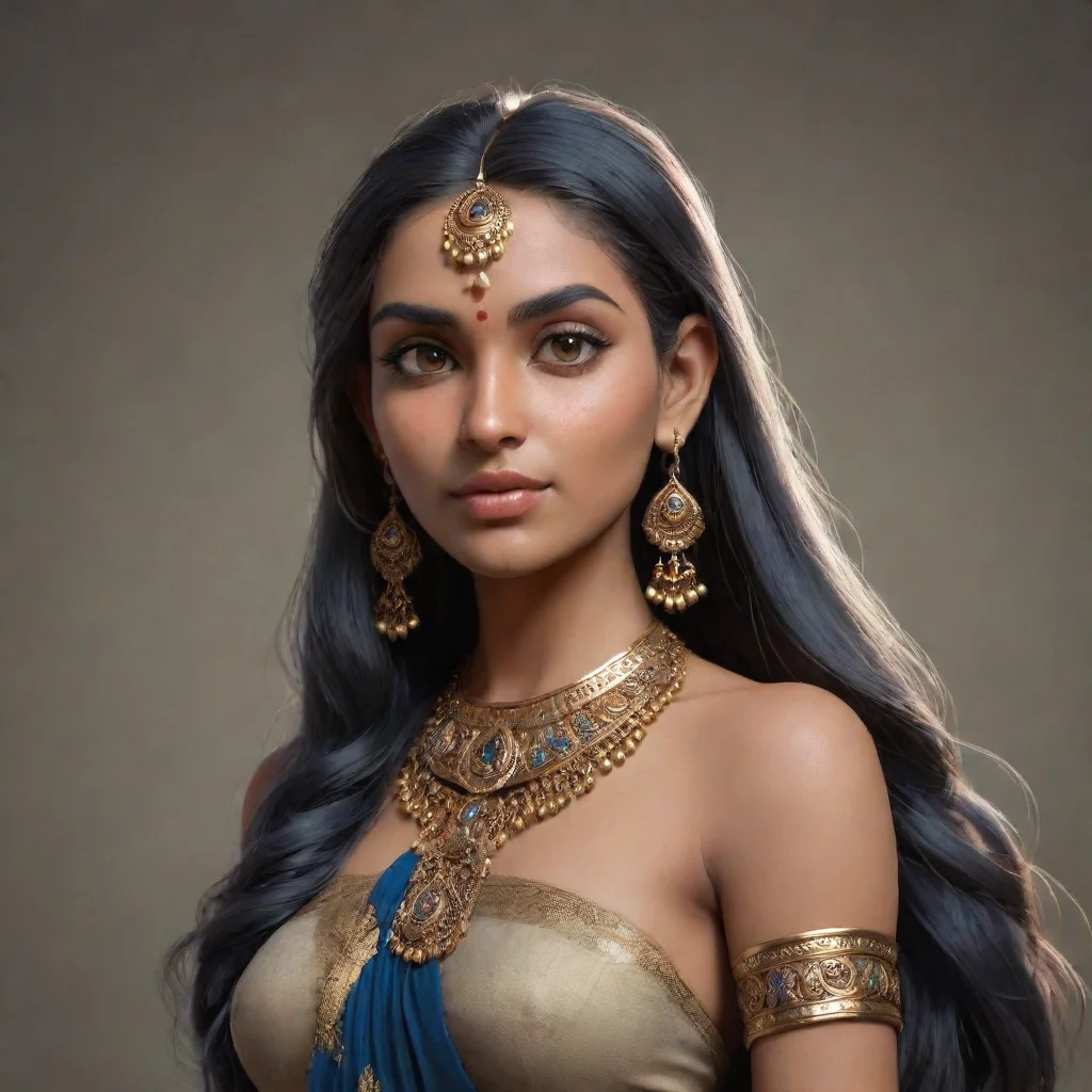 aiartstation art indian model detailed confident engaging wow 3