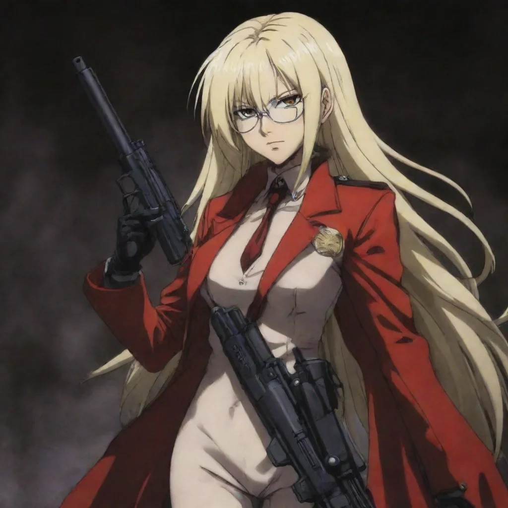 aiartstation art integra hellsing anime confident engaging wow 3