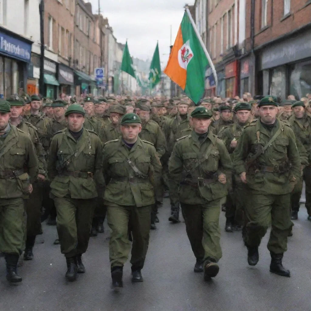 aiartstation art irish republican army 2024 confident engaging wow 3