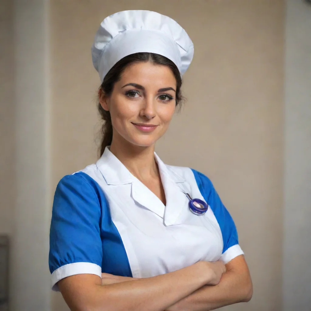 aiartstation art italian nurse confident engaging wow 3