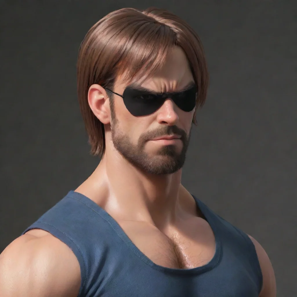 aiartstation art jack dorsey shaved short hair beard eye patch ripped he man style anime hd epic artstation confident engaging wow 3