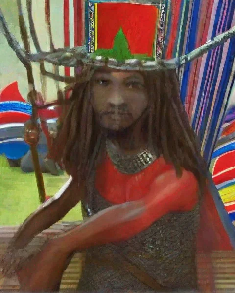 aiartstation art jamaican men in chainmail coiffes confident engaging wow 3