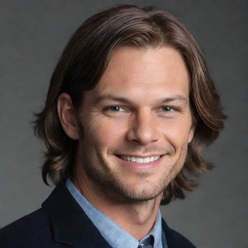 artstation art jared padalecki hd artistic aesthetic mid length hair stubble smile best looking male model ever confident engaging wow 3
