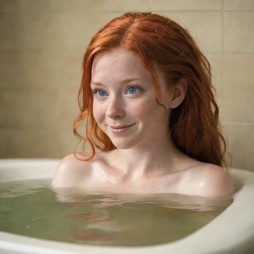 aiartstation art jenny weasley taking a bath confident engaging wow 3