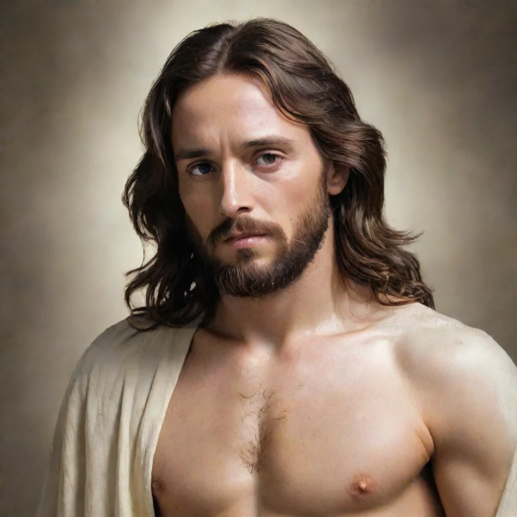artstation art jesus  confident engaging wow 3