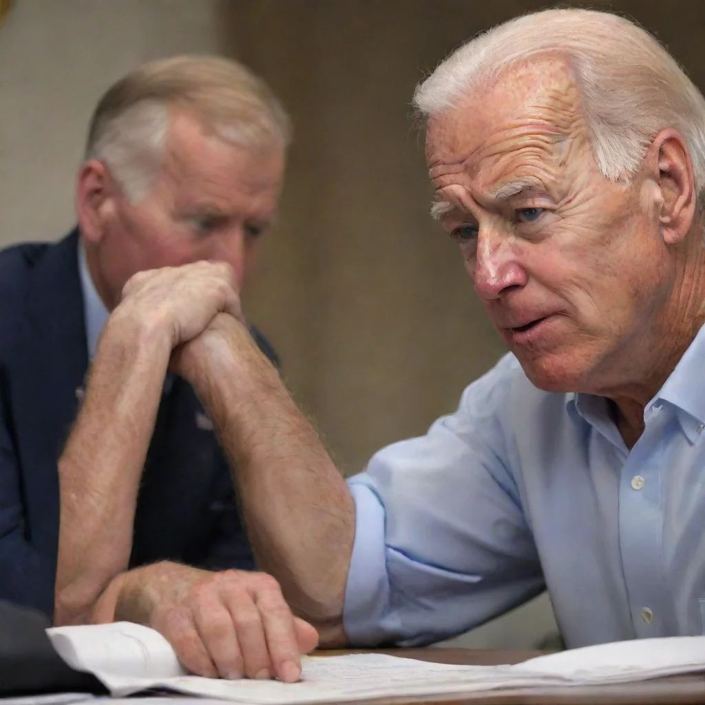 aiartstation art joe biden in emergency confident engaging wow 3