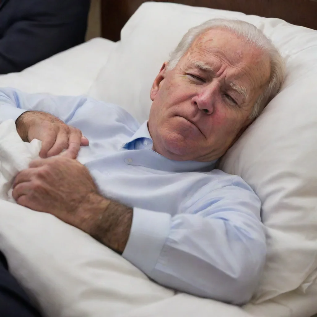 aiartstation art joe biden sleeping confident engaging wow 3