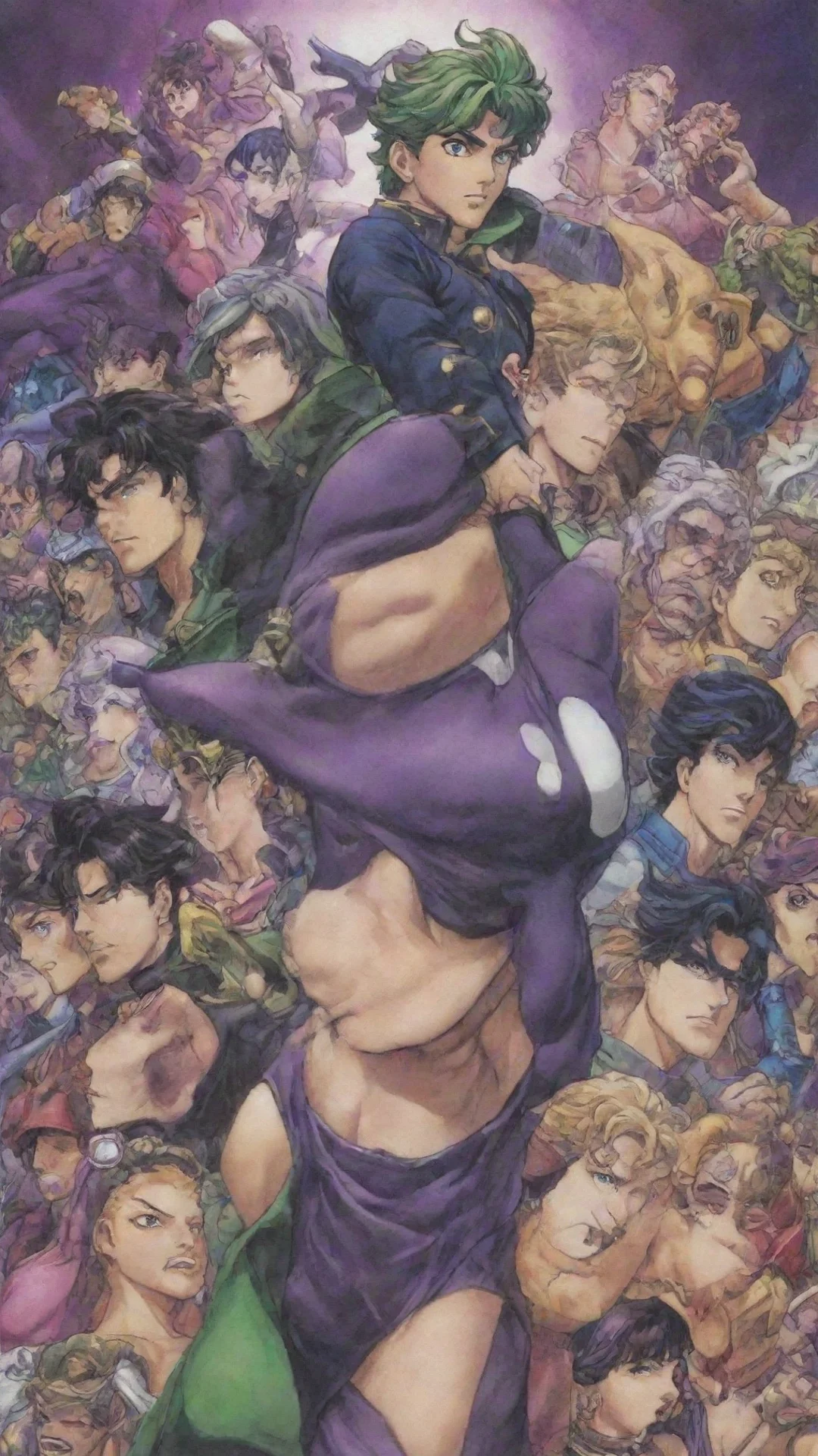 aiartstation art jojo bizarre adventure confident engaging wow 3 tall