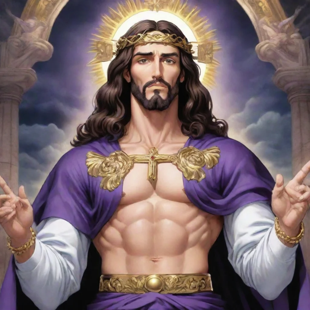 aiartstation art jojo bizarre adventure jesus christ confident engaging wow 3