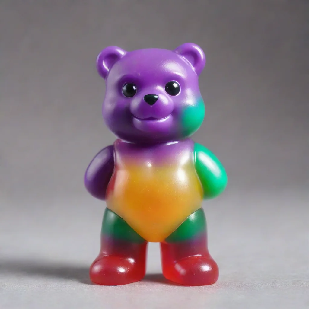 aiartstation art jojo bizarre adventurer style gummy bear confident engaging wow 3