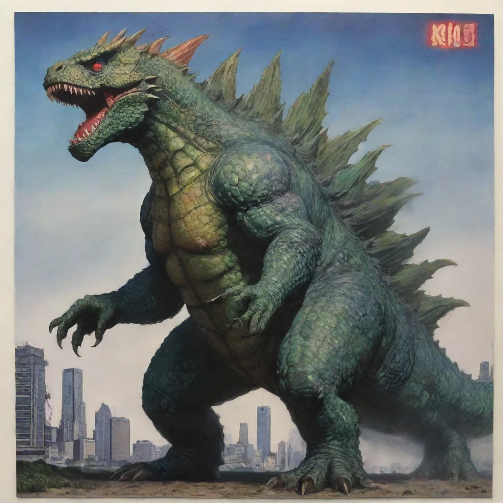 artstation art kaiju no. 8 confident engaging wow 3