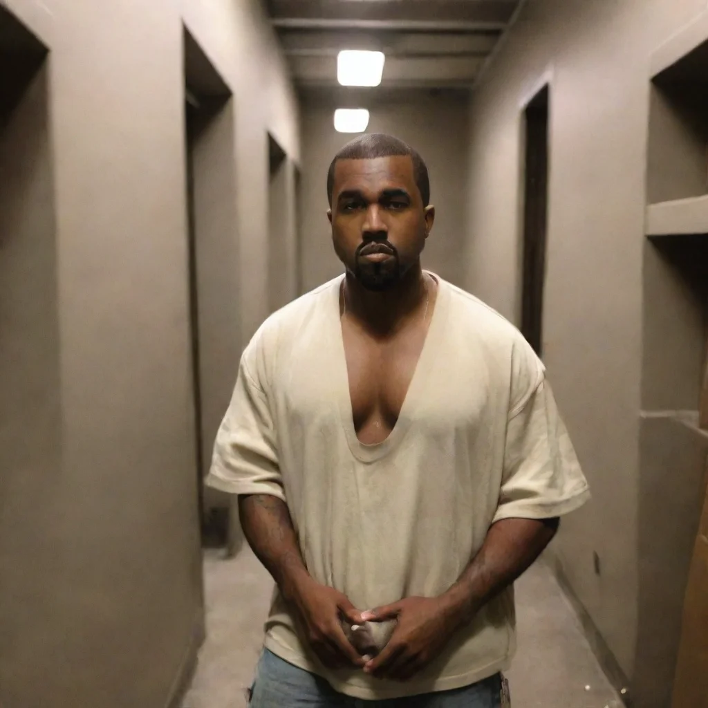 artstation art kanye in backrooms confident engaging wow 3