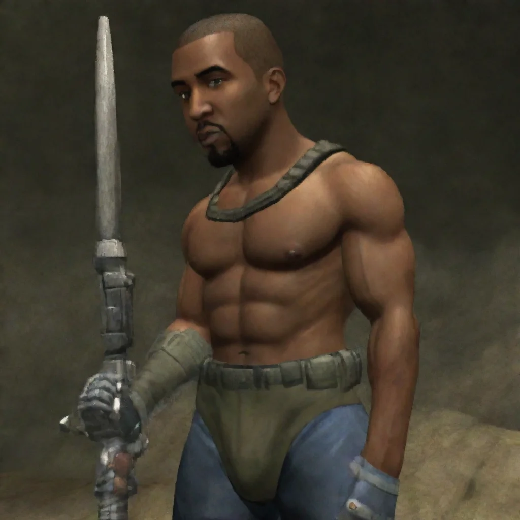 aiartstation art kanye in unreal tournament 1999 confident engaging wow 3