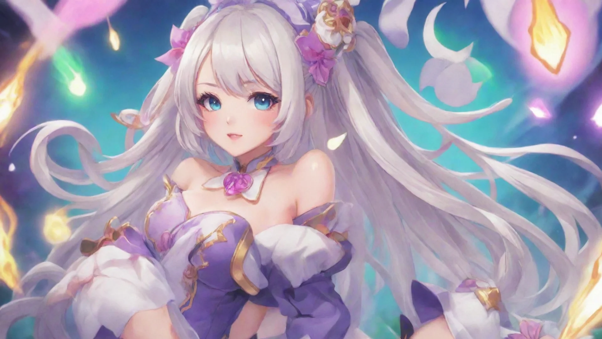 aiartstation art karma vtuber confident engaging wow 3 wide