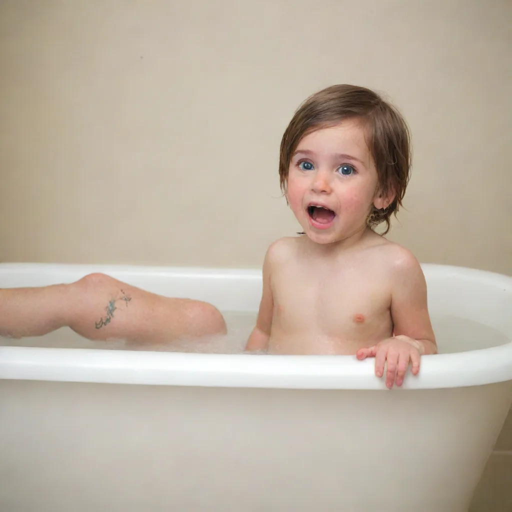 artstation art kid a t the bath confident engaging wow 3