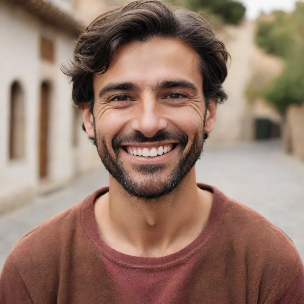 aiartstation art kindhearted spanish man smile hd kind epic aesthetic confident engaging wow 3