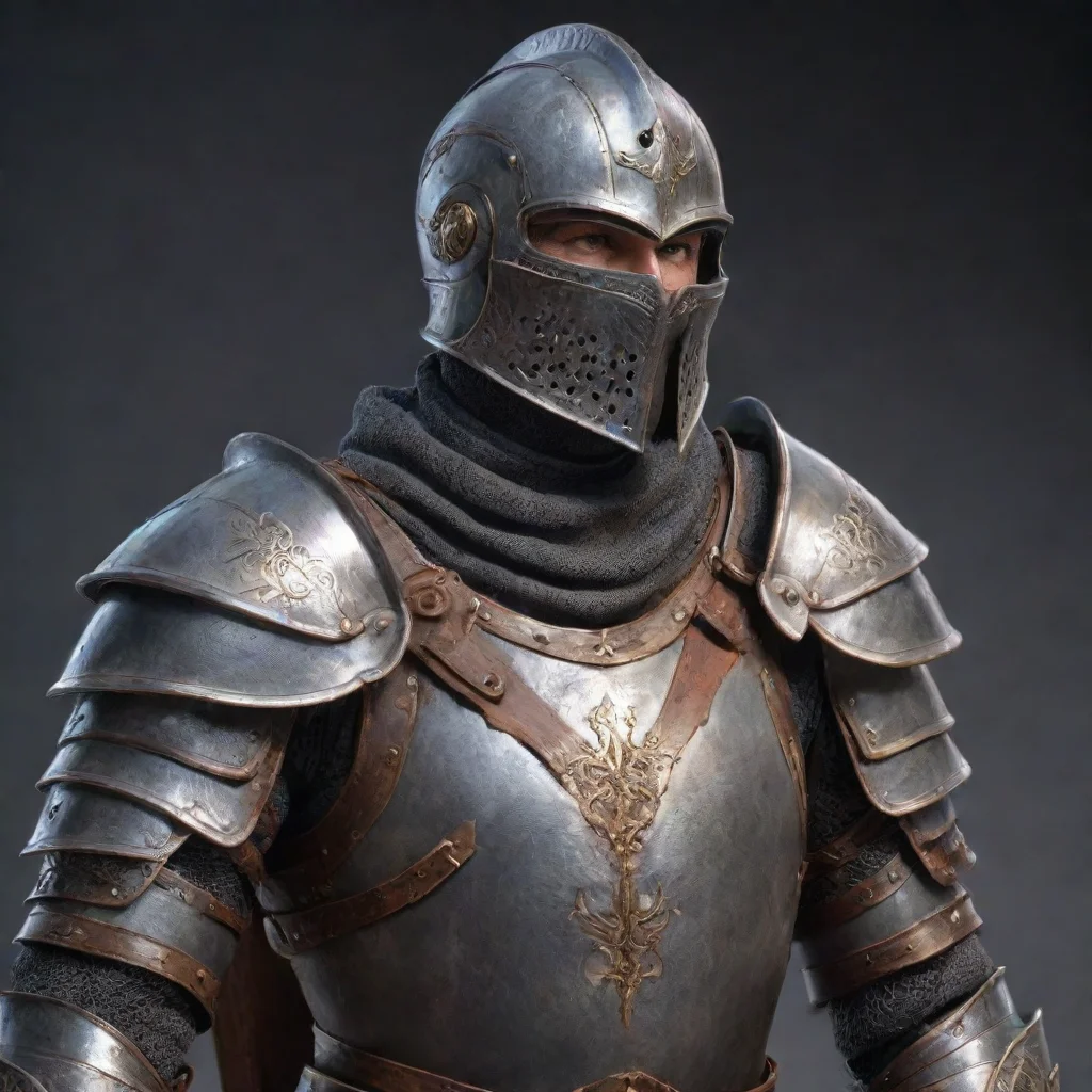 artstation art knight male detailed in awesome looking armor confident engaging wow 3
