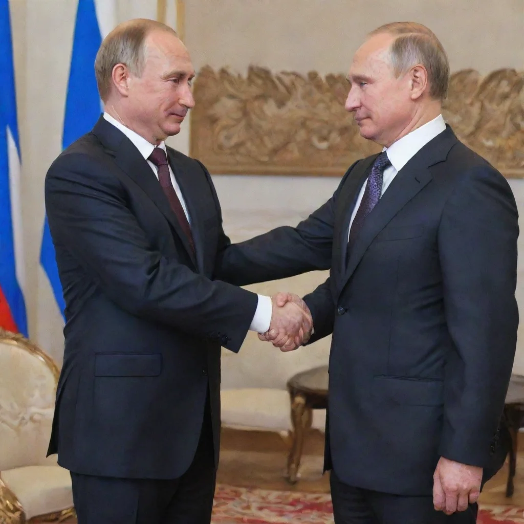 aiartstation art krzysztof stanowski making a handshake with putin confident engaging wow 3