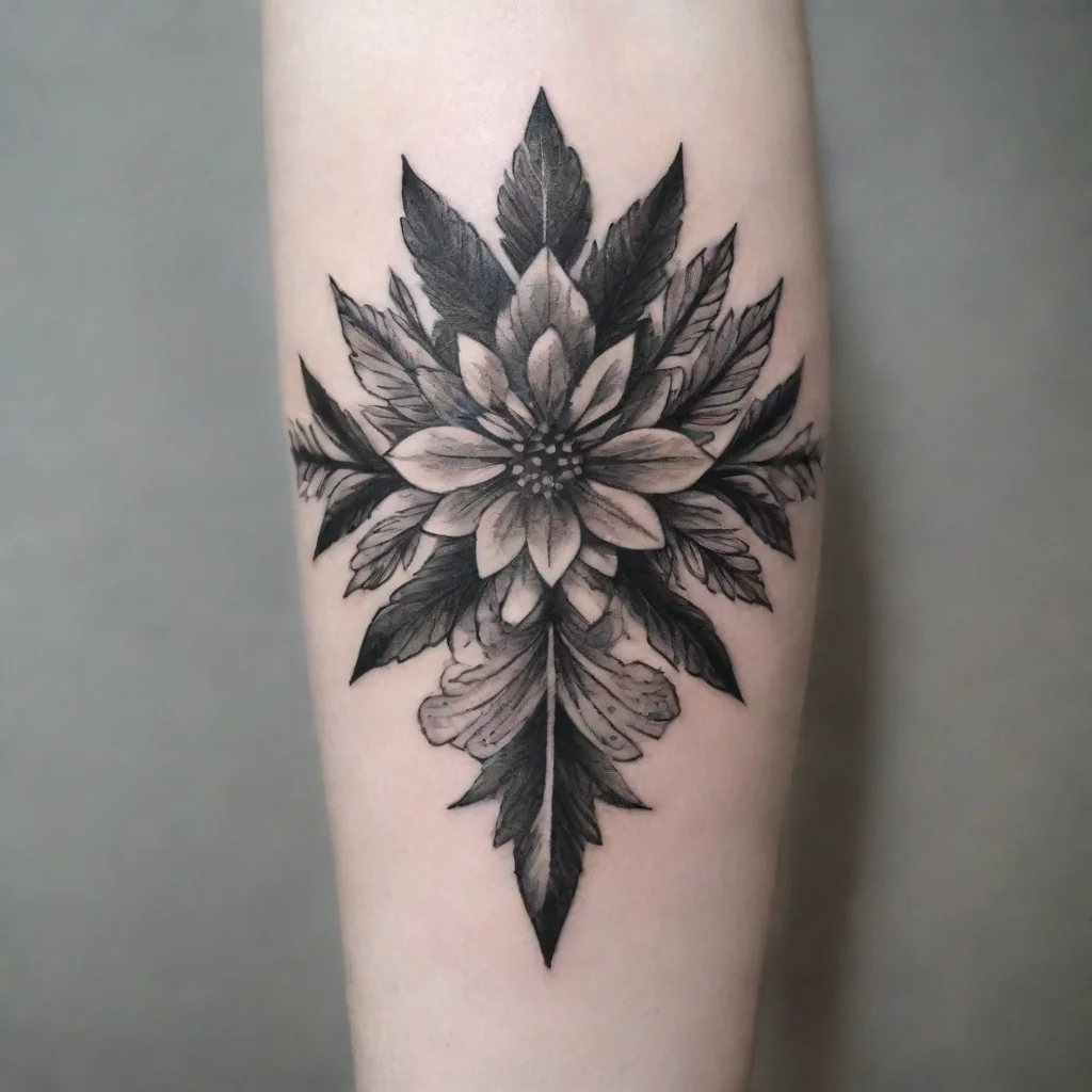aiartstation art latvian traditional fine line black and white tattoo confident engaging wow 3