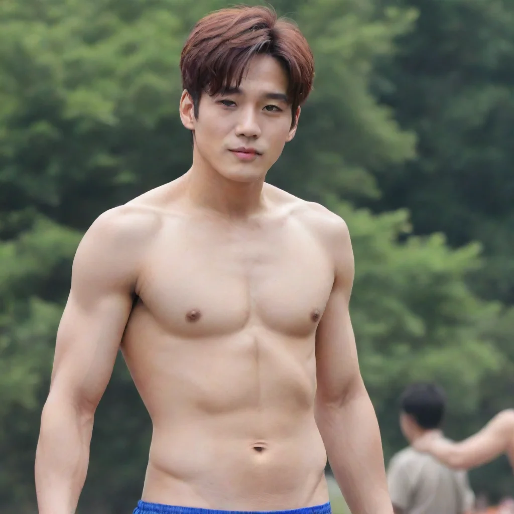 artstation art lee jeno shirtless  confident engaging wow 3