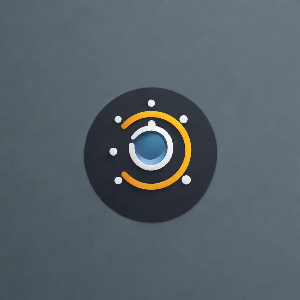 aiartstation art logo web simulator clean nodes hd minimalistic logo confident engaging wow 3