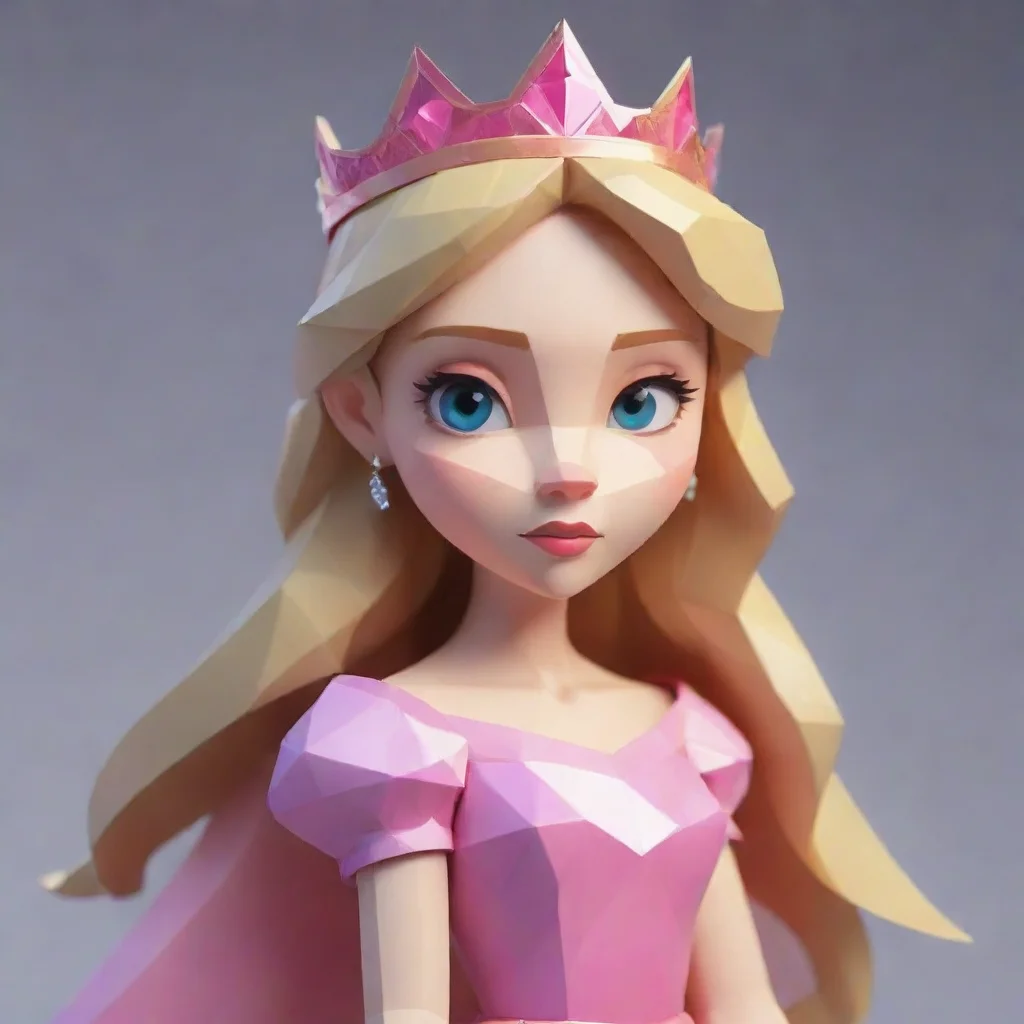 aiartstation art low poly princess confident engaging wow 3