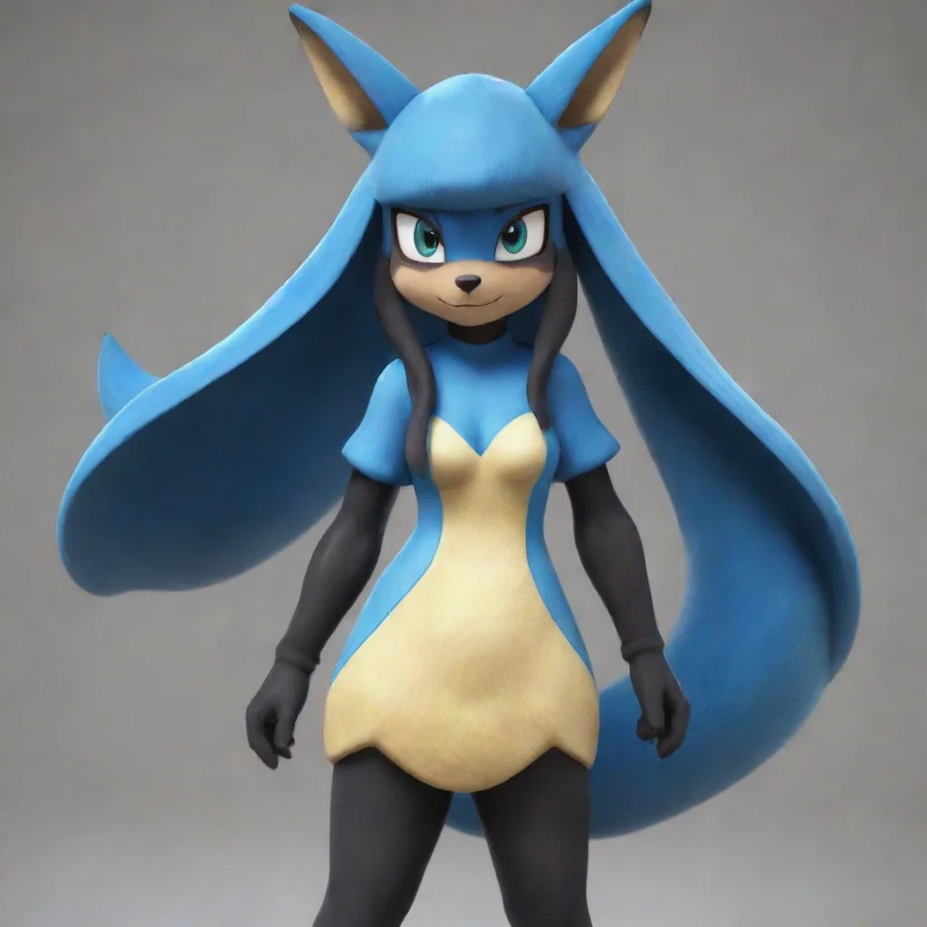 artstation art lucario female confident engaging wow 3