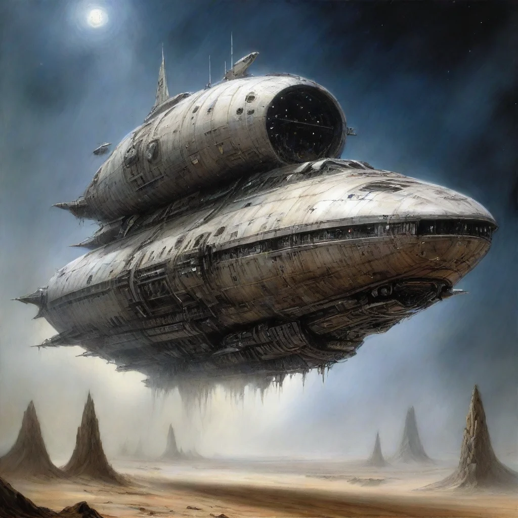 aiartstation art luis royo spaceship confident engaging wow 3