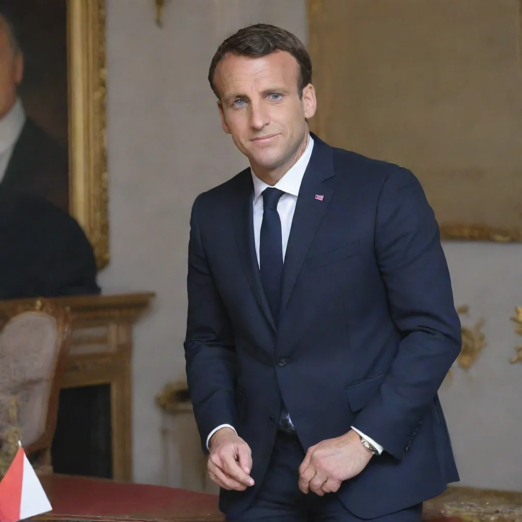 aiartstation art macron nu confident engaging wow 3