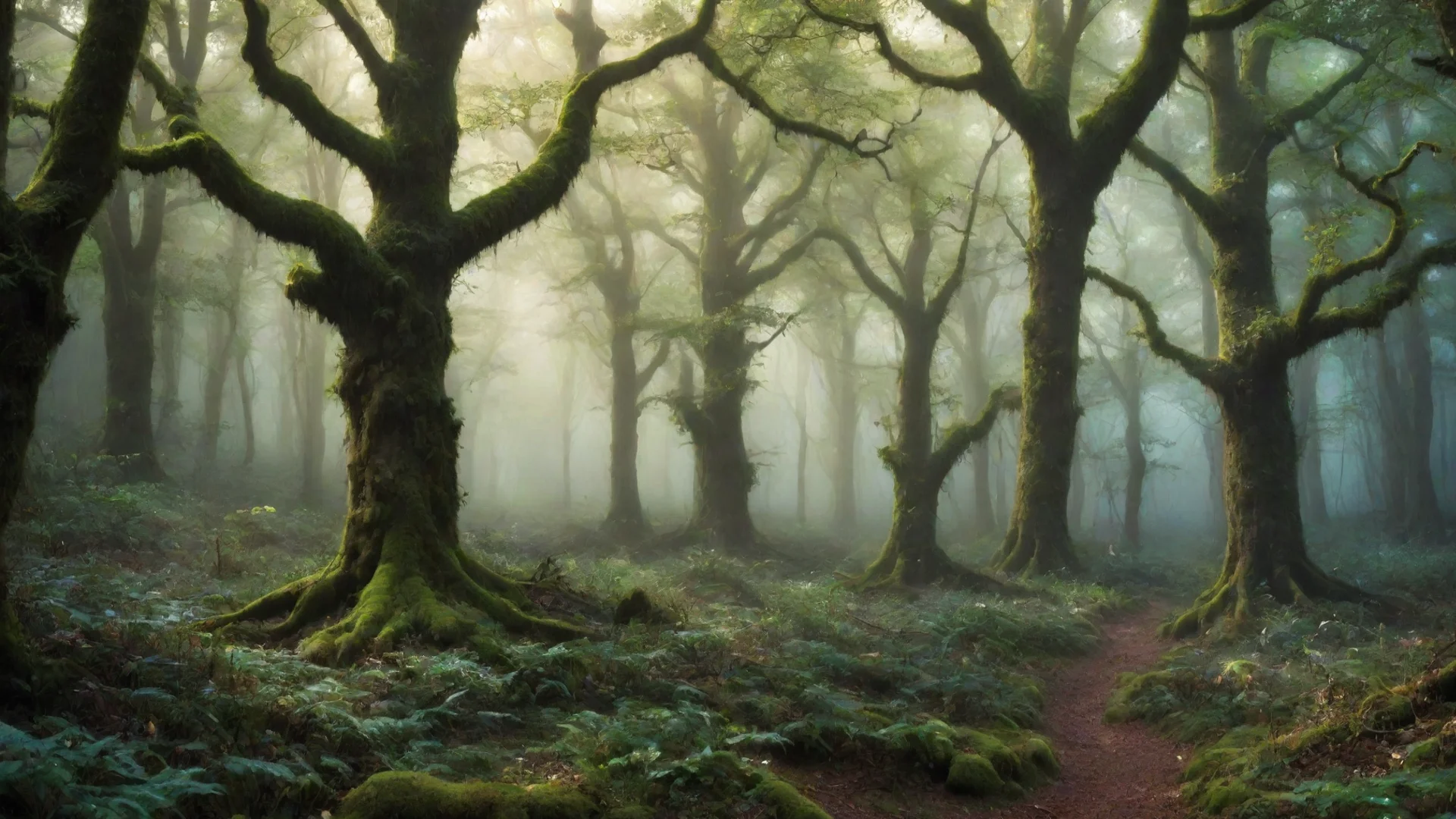 artstation art magical forest confident engaging wow 3 wide