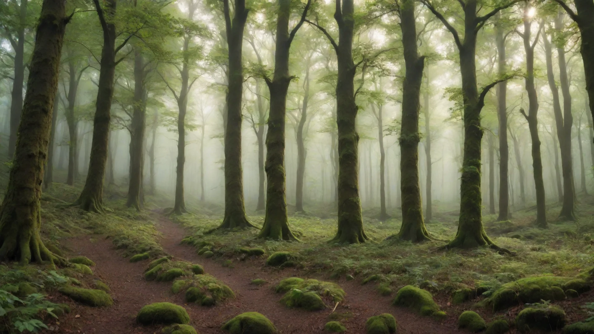 artstation art magical hilly forest confident engaging wow 3 wide