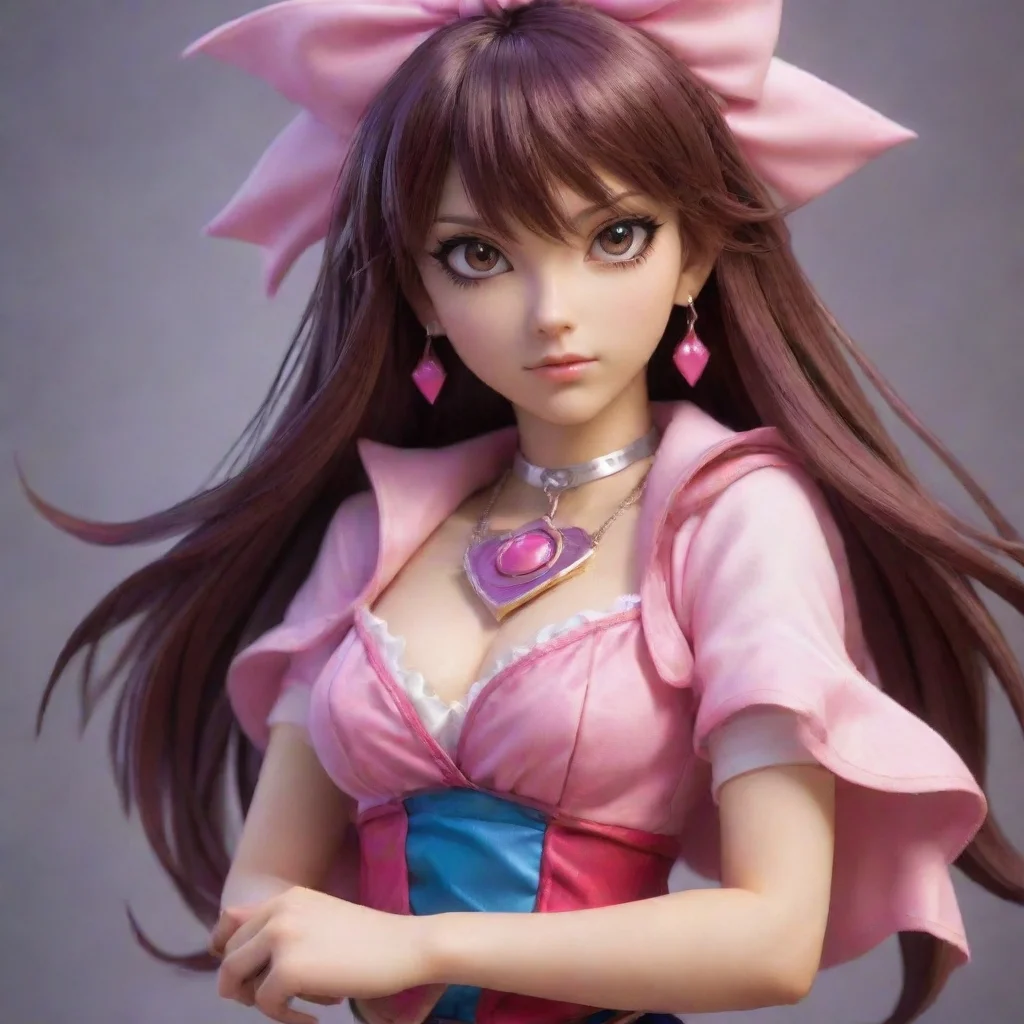 aiartstation art mai valentine yugioh realistic confident engaging wow 3