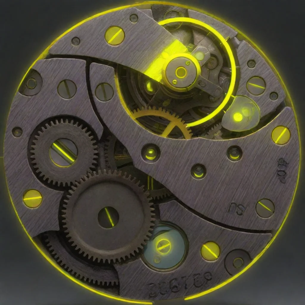 aiartstation art make a cyclops robot with neon yellow monoeye confident engaging wow 3