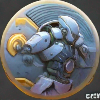 aiartstation art make a robot confident engaging wow 3