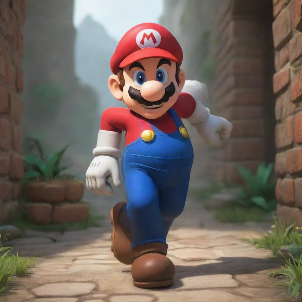 artstation art mario in tge confident engaging wow 3