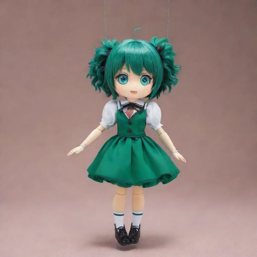 aiartstation art marionette doll izumi midoriya  confident engaging wow 3