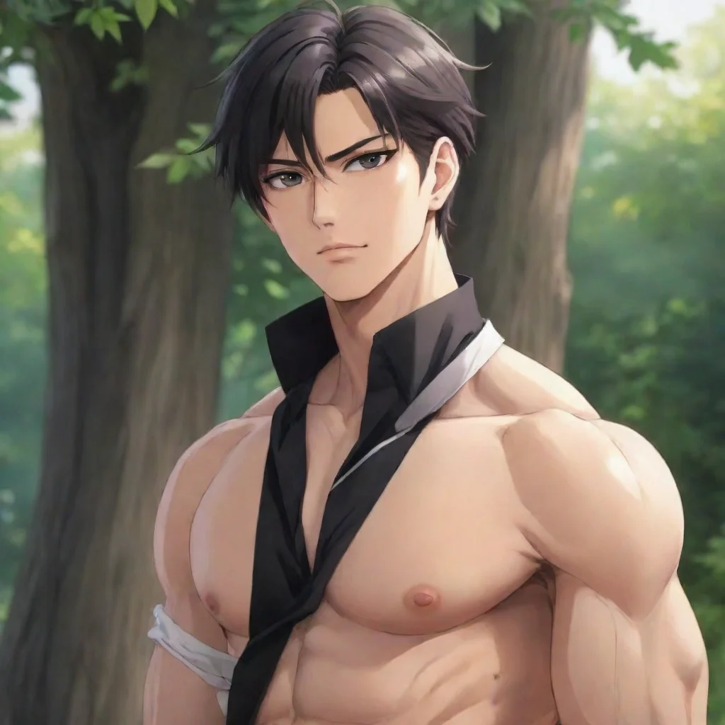 aiartstation art masculine anime handsome confident engaging wow 3
