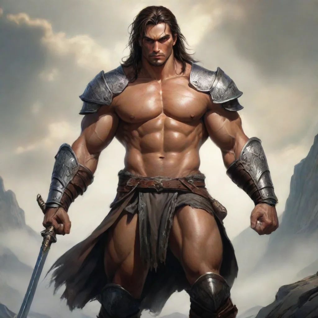 aiartstation art masculine warrior hd art detailed world fantasy confident engaging wow 3