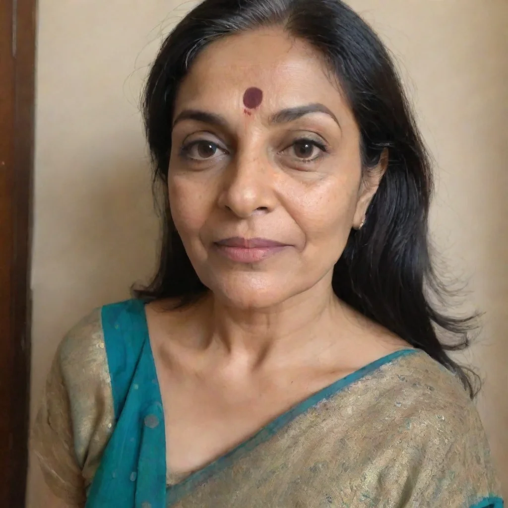 aiartstation art mature indian mom confident engaging wow 3