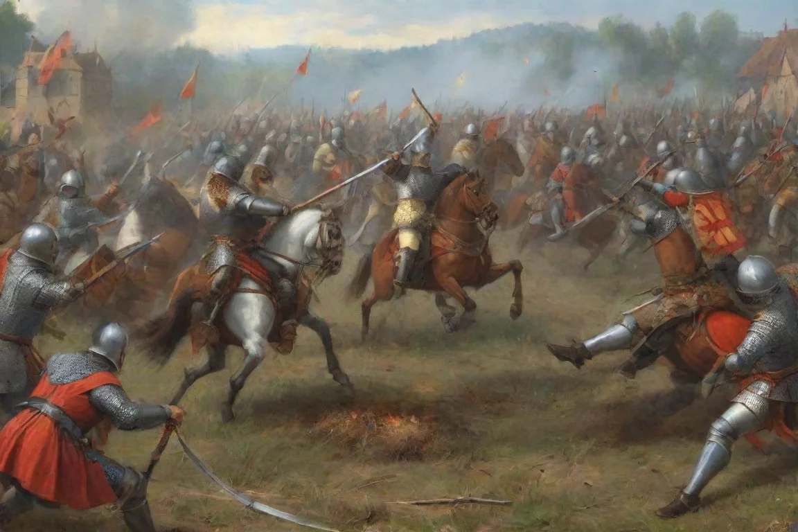 aiartstation art medieval battle confident engaging wow 3 landscape
