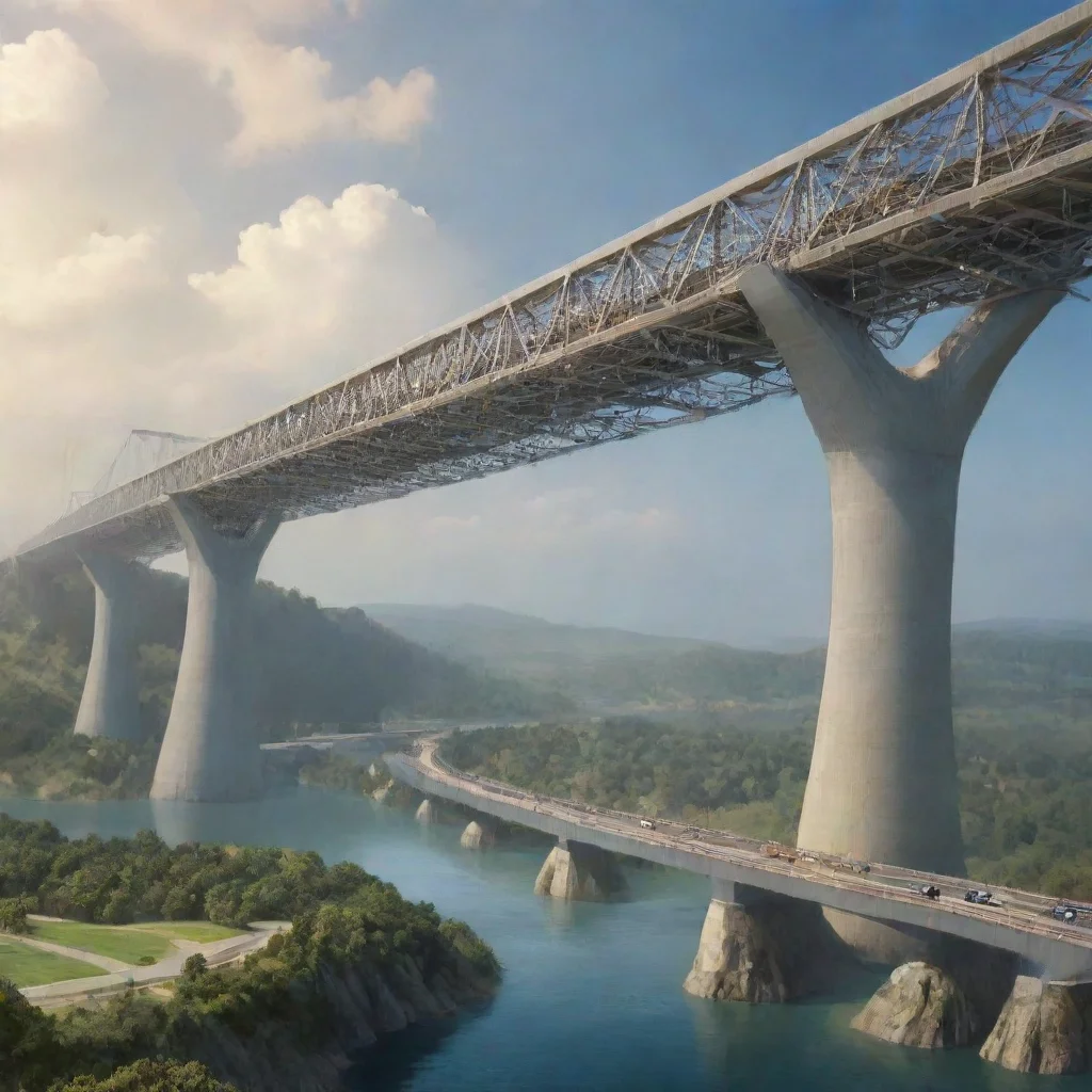 aiartstation art mega bridge confident engaging wow 3