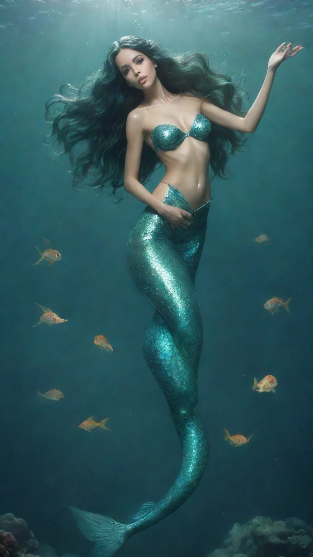 aiartstation art mermaid confident engaging wow 3 hdtall