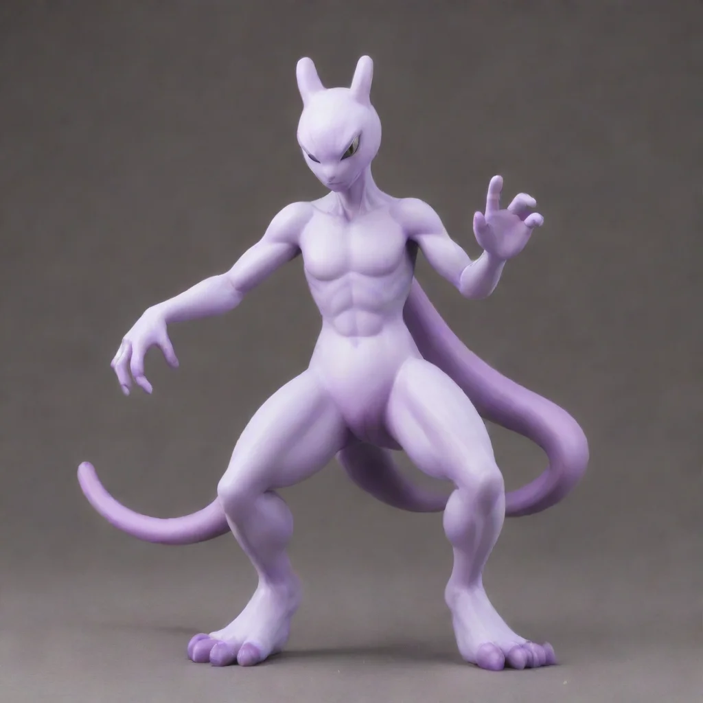 artstation art mewtwo  confident engaging wow 3