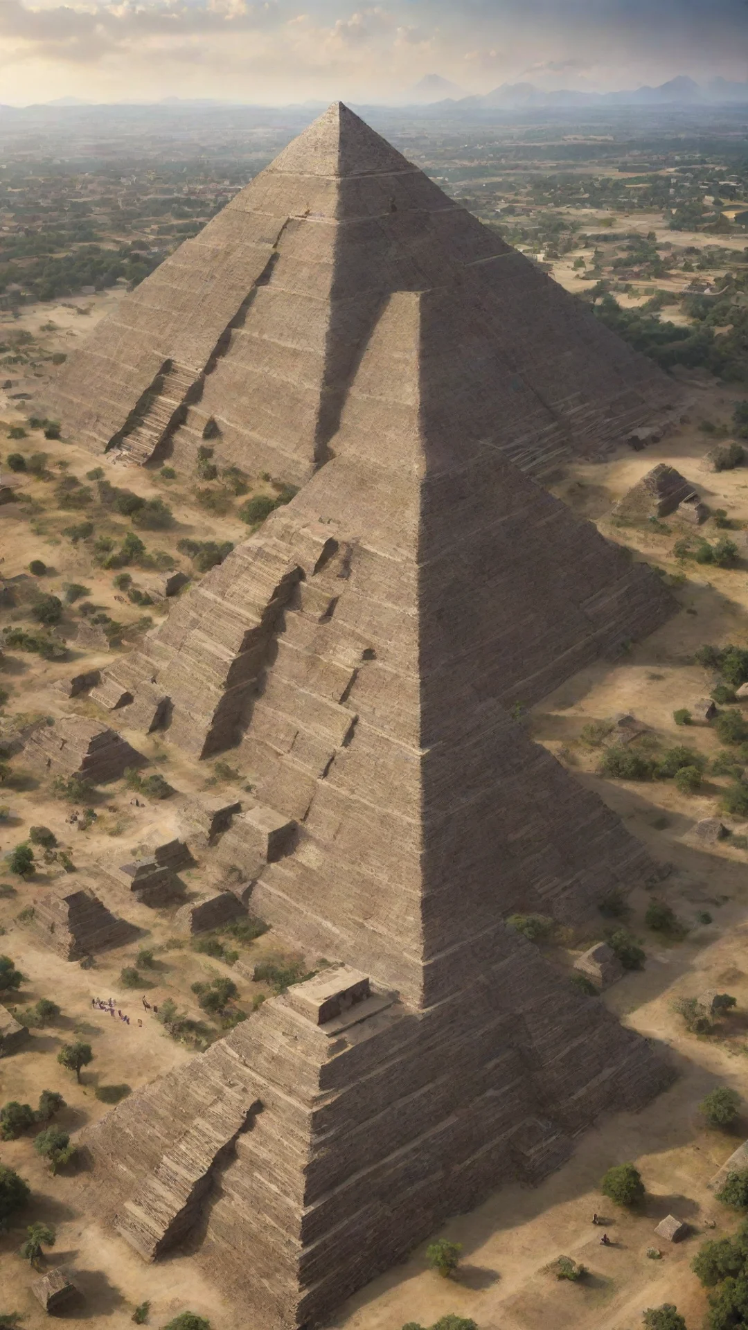 aiartstation art mexico pyramids with civilization context detailed confident engaging wow 3 hdtall