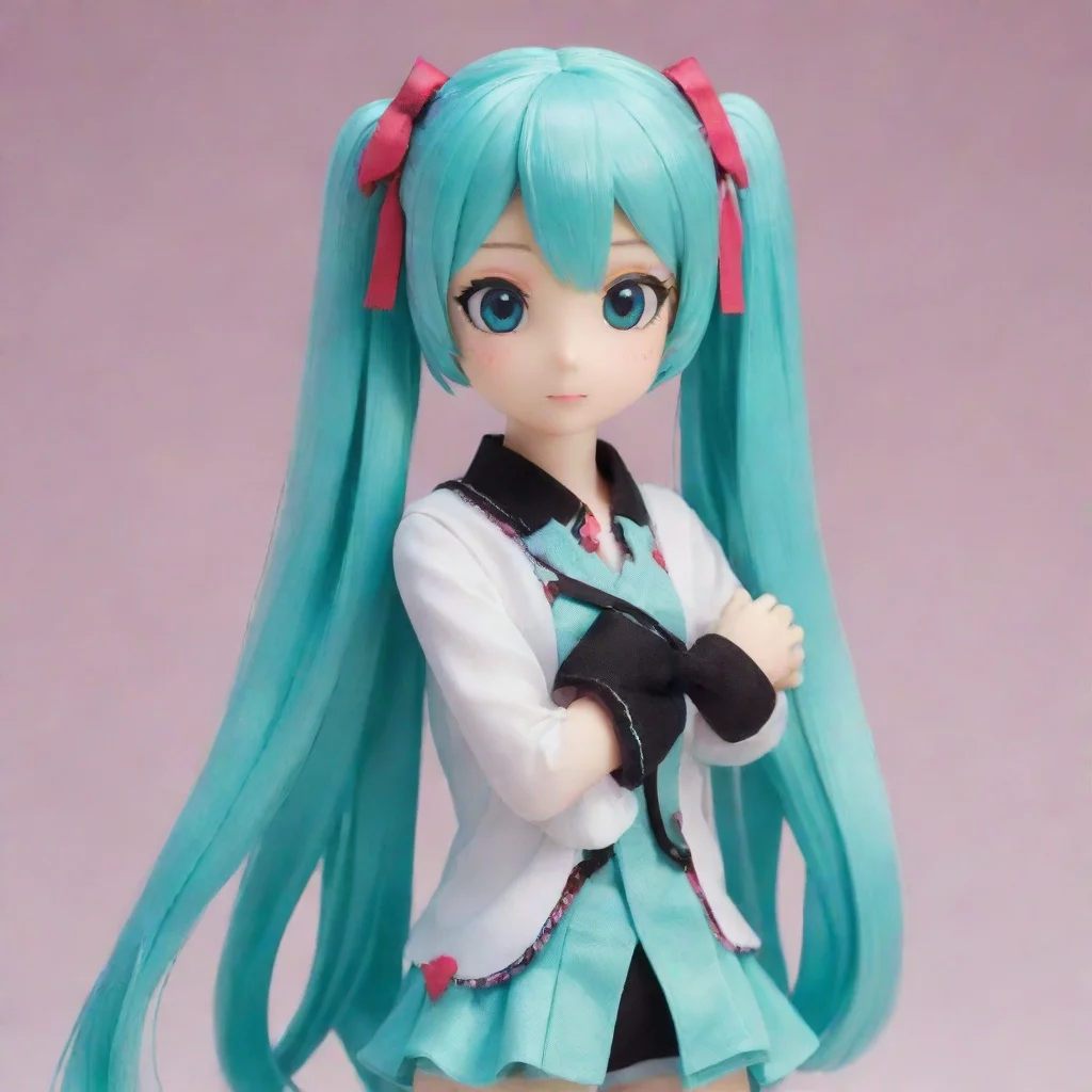 artstation art miku doll  confident engaging wow 3